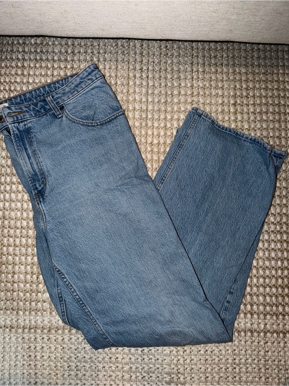 Abercrombie & Fitch curve love 90’s relaxed jeans high rise